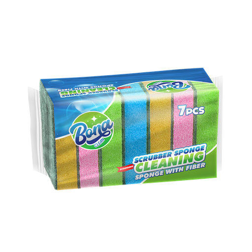 BONA | Sponge with Scouring, 7 pieces